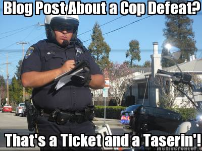 angry cop meme