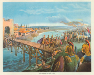 Horatius defends the bridge at Rome